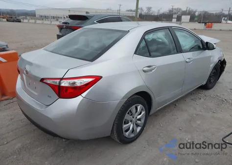 2016 Toyota Corolla Le из США, поврежденный, VIN 2T1BURHE2GC492158